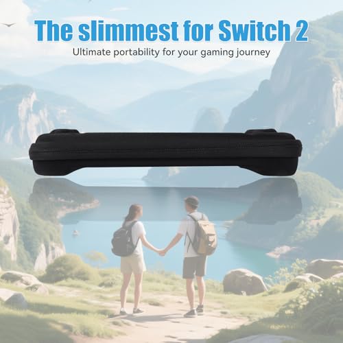 Estuche para Nintendo Switch 2 Olycism con protección premium rígida EVA e impermeable 7