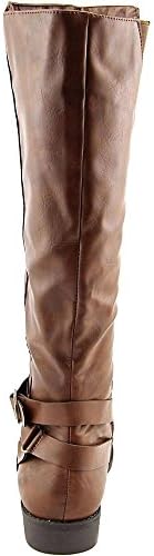 Style & Co. Women's Shoes Madixe Round Toe Knee High Riding, Cognac, Size 6.5 | Image 2