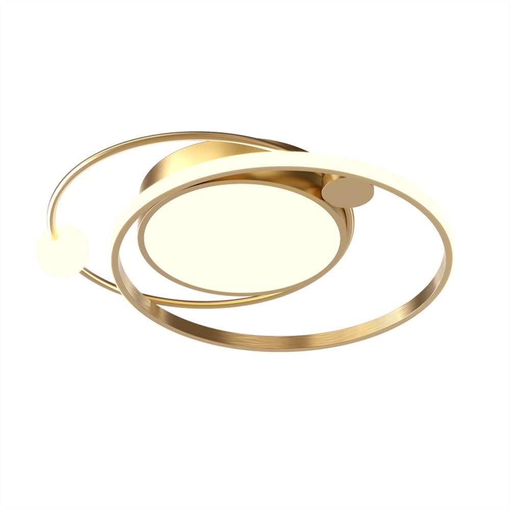 Ceiling Lighting Iron Outer Ring LED Ceiling Light LED Flush Mount Circular Ceiling Lamp Eye Protection Close to Ceiling Fixture for Dining Room, Kitchen, Bedroom, Living Room Indoor Luminaire ( Color