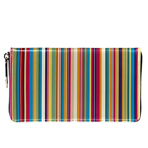 Portemonnee, portemonnee, lederen portemonnees voor vrouwen heren portefeuilles skelet kaarthouder geval, Patroon-574… - Afbeelding 3