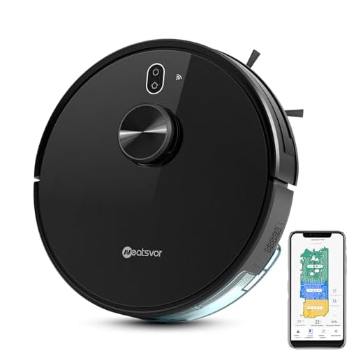 Robo Aspirador Neatsvor X600, Robo Aspirador Mapeamento Inteligente,X600 Aspirador de pó Robo vem com um Pano de Limpeza e um Tanque de água para Varrer, Aspirar e Limpar, com Carregamento Automático