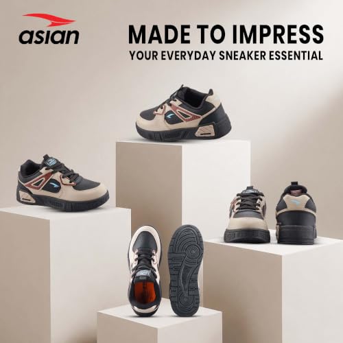 Image of ASIAN Sonic-01 Kids Sneakers | Casual Sneakers with Cushioned Sole, Durable Synthetic Upper & Comfort for Boys & Girls