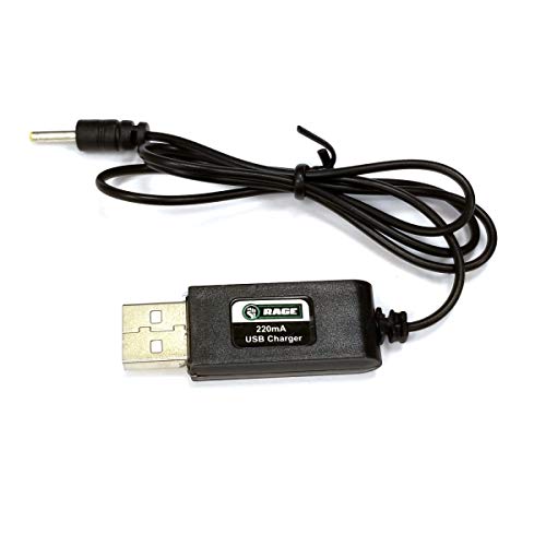 Cargador USB 4.2V 220mAh Rage RC 4135 accesorio misil giratorio