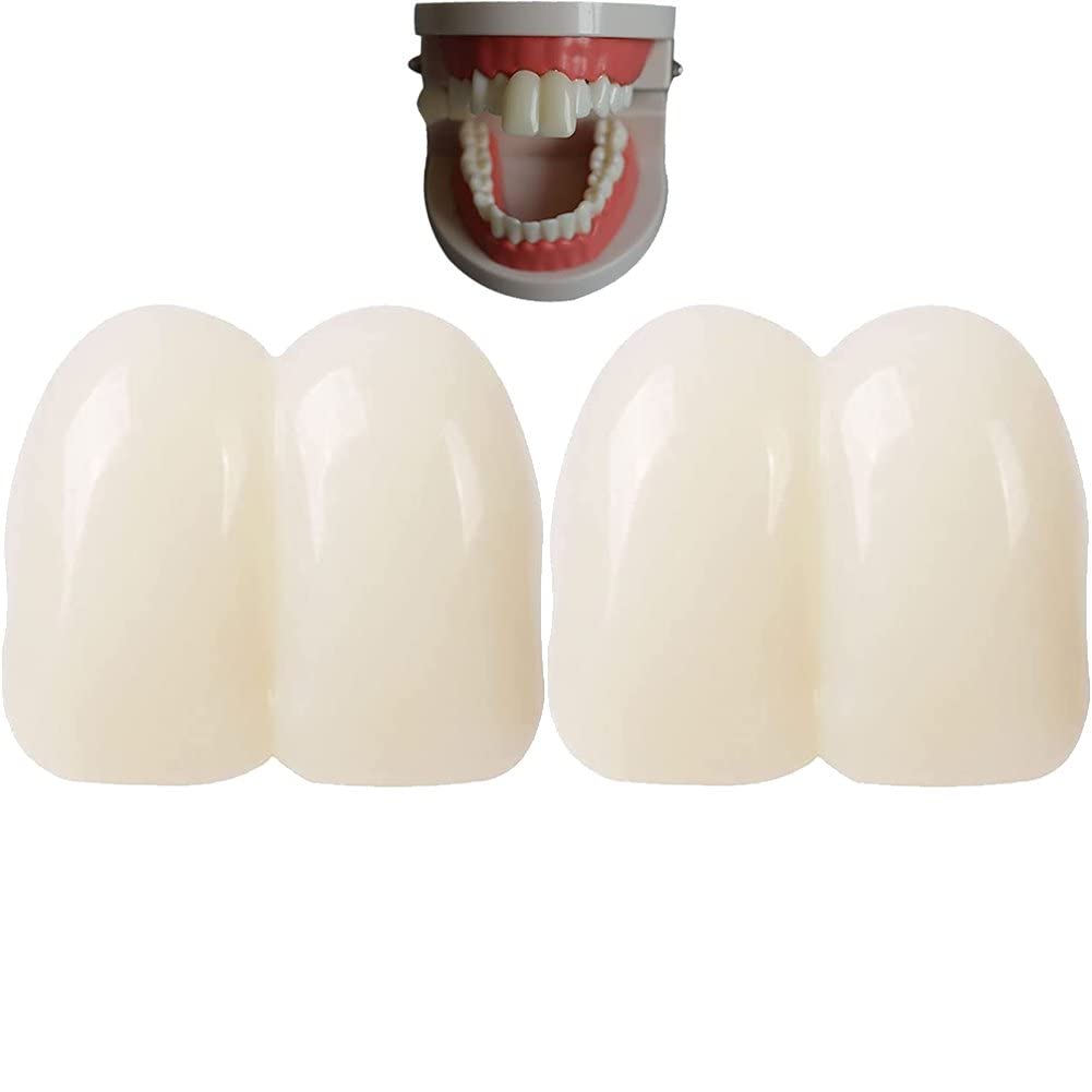 Luxylei Fake Big Teeth Caps 2pcs 17mm Ugly Fake Teeth Teeth Clown Bunny Witch Halloween Costume Party Favors