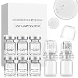 Formule douce et respectueuse de la peau : Les ingrédients naturels de microneedling serum set offrent une texture aqueuse et fluide, qui pénètre rapidement après application. Elle laisse une sensation de fraîcheur et non collante, pour une peau saine et lisse.