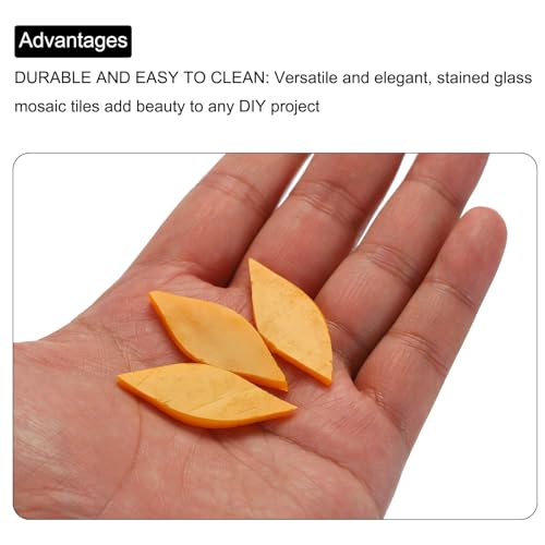 Mosaïque orange 50g solution pour personnaliser vos objets artisanaux
