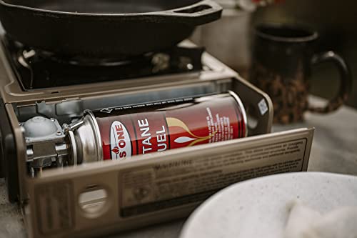 Gas One 4 Pack - 8Oz Camping Fuel Canisters For Portable Gas Stoves - Ul Safety Certified - Made In Korea #TOP6