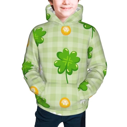 St Patrick's Day11 Kid Hoodies Boys Sweatshirts Girls Pullover with Pocket3