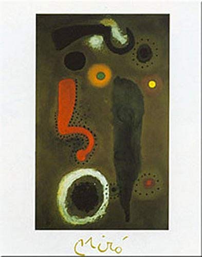 Vogel Im Raum by Joan Miro 20 X 16 Art Print Poster