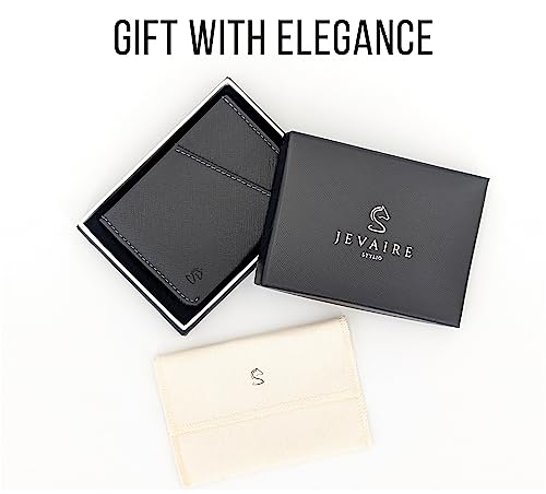 Stylio Front Pocket Minimalist Wallet | Slim Leather Wallet |Best Gift for Men and Women |RFID Blocking Credit Card Holder | Real Leather Wallet | Thin Cool Slim Wallet Men's | Small RFID Wallet3