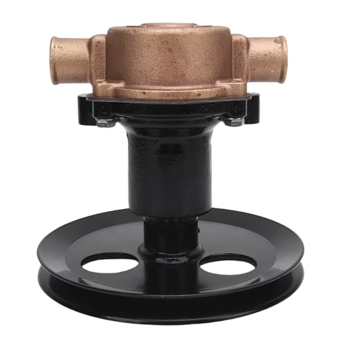 Sea Water Impeller Pump Replacement, Brass Metal Alloy 1 Inch Inlet Outlet RA057007 Replacement for Sherwood G20 G21 302 351, Easy Installation Boat Water Pressure Pumps