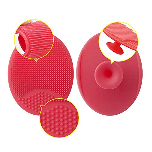 Cepillo Facial de Silicona Limpiador Antideslizante Exfoliator Almohadilla de Fricción Cuidado de la Piel - 2 Pack Cover