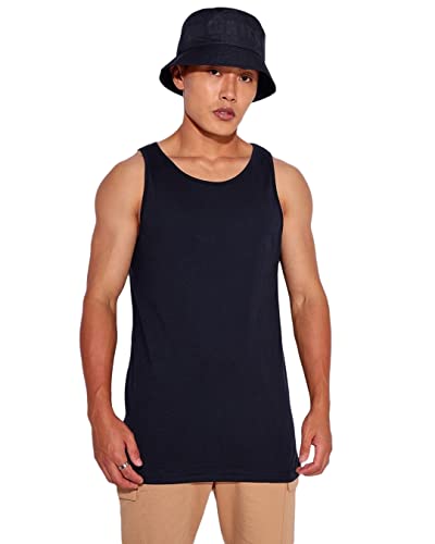Image of Bewakoof Men's Solid 100% Cotton Vest- Regular Fit, Round Neck, Sleeveless