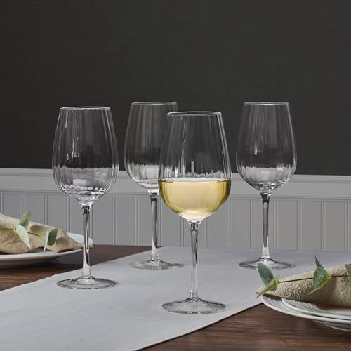 Mikasa-Optic-Set-of-4-White-Wine-Glasses-15-Ounce Mikasa Optic Set of 4 White Wine Glasses 15 Ounce