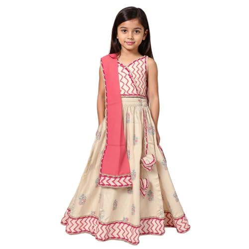 Image of Nautinati Girls Lehenga Choli Set