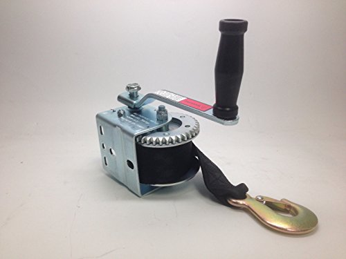 Winche para remolque de bote marino con correa de nailon 800 lbs miniatura 3