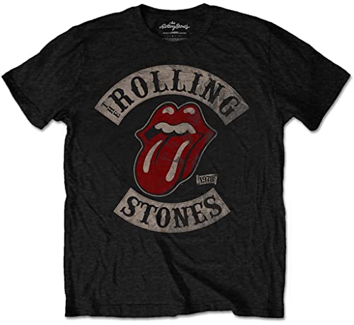 The Rolling Stones Tour 1978 T-Shirt (Medium) Black