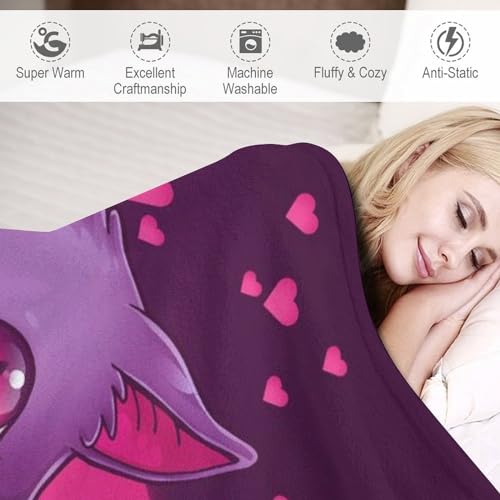 Manta de franela de murciélago suave de 140 x 180 cm ideal para regalar 6
