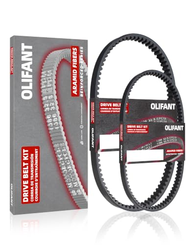 Image of Clutch & Starter Generator Drive Belt for Club Car DS 1997-up, Club Car Precedent 2004-up Gas Golf Cart 101916701 1016203