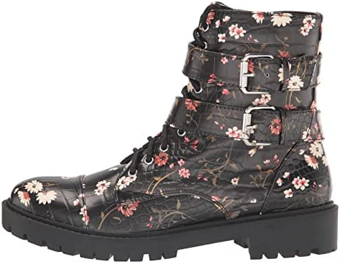 Jessica Simpson Women's Kerina Ankle Boot Combat, Black Multi, 5.5 | Image 7