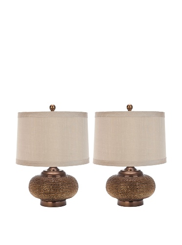 Lámpara de mesa SAFAVIEH Alexis 19 pulg set 2 LED
