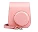 Epicgadget Case Cover for Fujifilm Instax Mini 11 Instant Camera, PU Bag Cover with Removable Strap Camera Case for Fujifilm Instax Mini 11 (Pink)