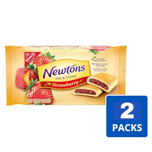 Newtons Soft & Fruit Chewy Strawberry Cookies 10 Oz (Pack Of 2) - Fig Newtons Cookies - Newtons Cookies Fig Fruit Chewy (Lyfno Trademark Spoon Included) - Image 3