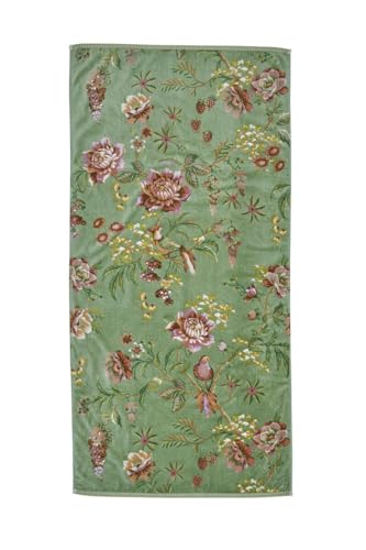Pip Studio Secret Garden Duschtuch Green 70x140cm (1 Stück)