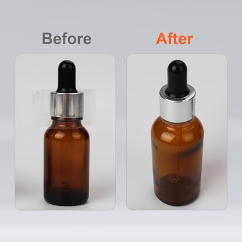 600Pcs Shrink Wrap for Bottles Bands Jars - Clear Heat Shrink Bottle Seals, Easy to use, for Essential Oil Bottle, Dropper Bottle and Test Tube Bottle Cap (1.8 x 1.2 Inch / 45x30mm)