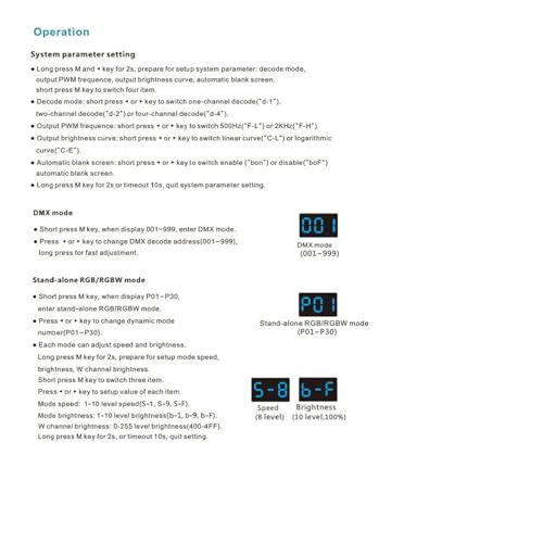 Décodeur DMX512 4CH haute précision RDM tension constante - 4