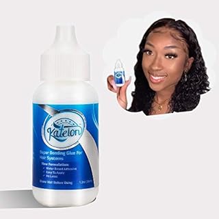 Lace Wig Glue Hair Replacement Adhesive Hair Glue Bold Hold 1.3OZ Lace Front Glue and Hair Invisible for Wig Lace Wigs Hairpiece Closure Frontal Toupee Systems(1 Bottle Glue)