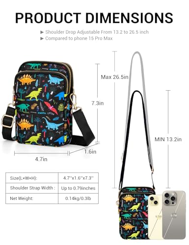 Image of YINHEXI Small Crossbody Bags for Women, Mini Cell Phone Wallet Purse, Shoulder Bag for Women and Men