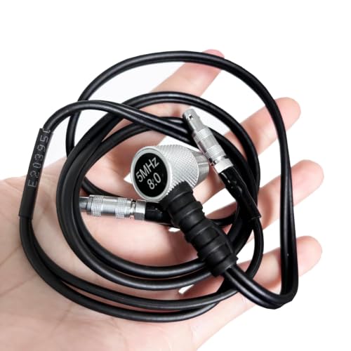 Sonda de sensor para medidor de espesor ultrasónico TM8812 5MHz Φ8mm miniatura 6