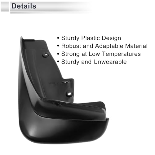 Image of X AUTOHAUX 1set Front and Rear Mud Flaps Splash Guards Mud Guards for Subaru Forester 2005-2008 W /Mount Accessories