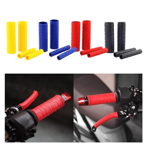 Empuñadura de manillar de motocicleta universal con acabado protector suave 6