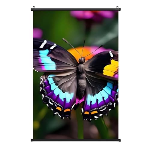 Poster sur toile avec crochet amovible QMNLKH 40,6 x 61 cm pour la décoration murale