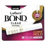Laflare 3D Eyelash Bond Ultimate Hold Adhesive, Waterproof, Latex-free, Formaldehyde -Free Brush On