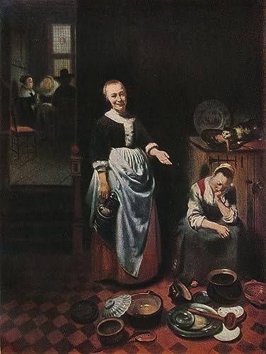 Peinture Nicolaes Maes le serviteur oisif pour grand mur vide