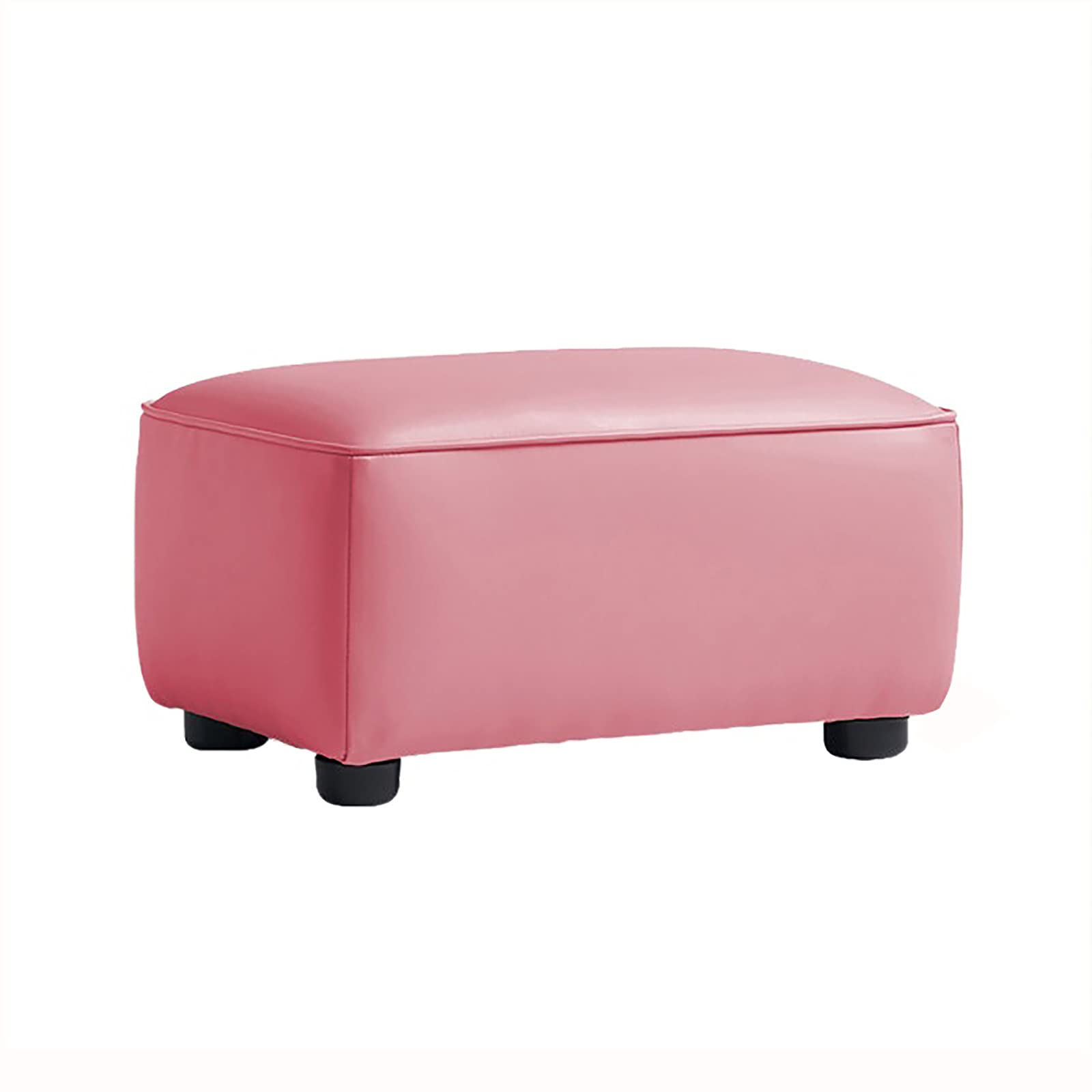 Repose-pieds salon compact similicuir et petit banc mignon