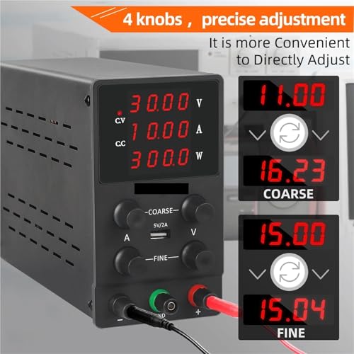 Alimentation de laboratoire programmable 30V 10A réglable interrupteur
