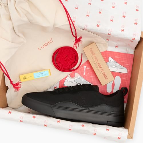 Image of LUDIC EC Low Sneakers for Men & Women | Enhanced Canvas Collection | Classic Casual Shoes Day Wear | Soft Cushioned Insole | Comfortable & Stylish