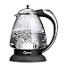 Capresso 259 H2O Plus Glass Water Kettle, Polished Chrome