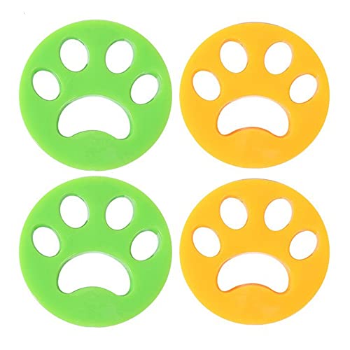 Removedor de pelos de animais de estimação para sua roupa, máquina de lavar com 4 peças de removedor