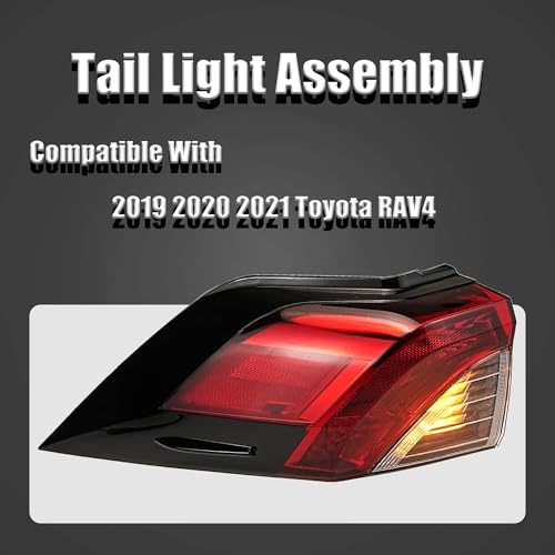 LEVANLIGHT Left Driver Side Outer Rear Brake Tail Light Lamp, Fits 2019‑2021 Toyota RAV4, Replaces OE# 81560‑0R090 TO2804148 by LEVANLIGHT - Used condition - Image 2
