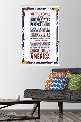 Affiche Constitution États-Unis d'Amérique déco murale 56x86 cm - 3