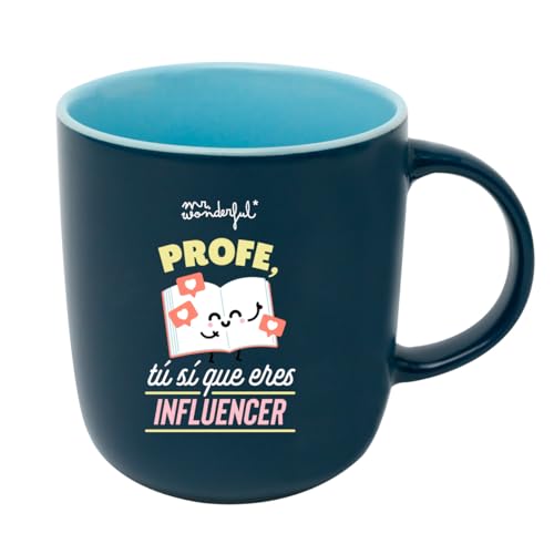 Mr. Wonderful - Taza - Profe, tú sí que eres influencer - Taza de...