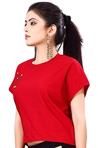 Image of Leriya Fashion Women's Wear Regular Fit T-Shirt