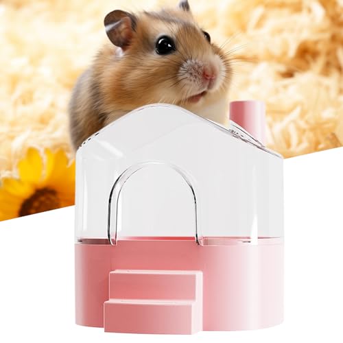 Bac à sable pour hamster transparent - Boîte de nettoyage pour lémings 18,5cm - 7