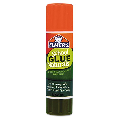 Elmer's Naturals School Glue Sticks, 0.23 Ounce, 30 Count