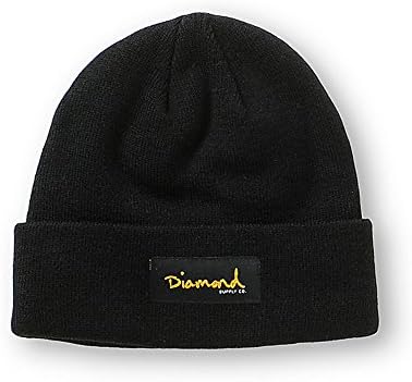 Diamond Supply CO Skateboard Beanie OG Script Black (One Size Fits All)